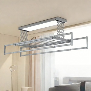 Remote controlled lifting balcony home folding intelligent automatic retractable electric <b>drying</b> <b>rack</b> - Product Image 1