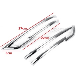 Pour Nissan Qashqai J11 Rogue / X-Trail T32 Rogue 2014 2015-2020 Paire de coques de rétroviseurs avec protection anti-pluie et bandes de rétroviseurs - Product Image 4