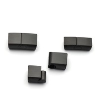 Fermoir à bijoux en acier inoxydable pour hommes, boucle personnalisée pour Bracelet en cuir, vente en gros