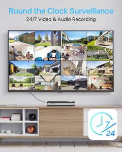 Système de caméra de sécurité PoE 16 canaux 4K H.265 8MP NVR 4TB HDD Enregistrement 24/7 8x Caméras IP 5MP Intérieur/Extérieur Détection humaine - Product Image 6