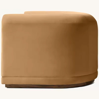 Canapé d'angle Chesterfield moderne en cuir véritable, multifonctionnel, pour salon, 3 places, accoudoirs incurvés, taille Queen, 115 cm de large