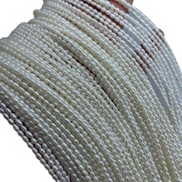 Perles de culture d'eau douce Keshi naturelles en gros Edwin Pearl, blanc brillant, forme riz 2,5-3 mm, semi-finies, en vrac pour la bijouterie
