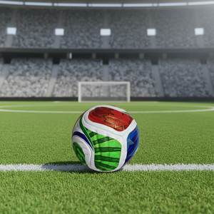 ลูกฟุตบอลเย็บด้วยเครื่องจักร PVC pu ขนาด 5 สำหรับขายส่งทั่วโลก พร้อมโลโก้สั่งทำได้ ทนทาน เป็นที่นิยมทั่วโลก - Product Image 1