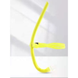 Benutzer definiertes Logo PVC Silica Gel Tauchen Schwimmen Atems ch lauch Sicher Schnorchel rohr Schwimmen Front Schnorchel Für Kinder - Product Image 4