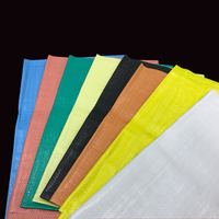 Multicolor PP geweven zak, duurzame polypropyleen zak voor verpakkingen van rijst, veevoer en meststof
