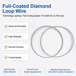Elmas tel testere bıçakları 0.1mm-0.35mm çok amaçlı kesme için sonsuz elmas boncuk teli döngü - Product Image 3