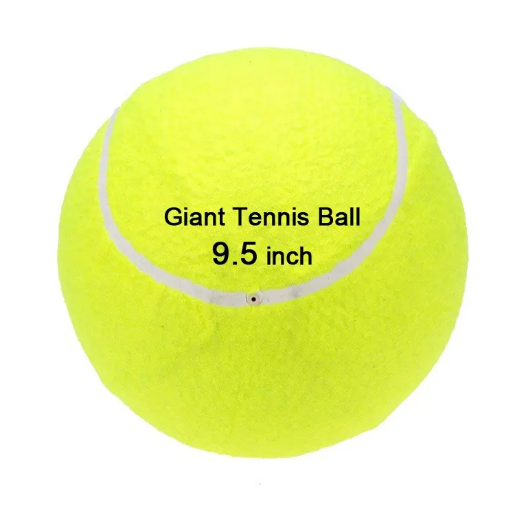 9.5 zoll durchmesser große palla da tennis bola tenis große schwere weichen plüsch tennis ball für pet hund player auf gras gericht mit pumpe