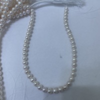 Offre Spéciale bas prix près de collier de perles blanches de culture d'eau douce rondes 9-10mm pour la promotion
