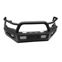 Barre de protection de pare-chocs avant en acier noir 4x4 avec éclairage LED pour Toyota Ford Nissan Navara Revo Raptor Mitsubishi Triton