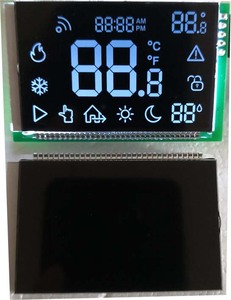 Produttore di <span class=keywords><strong>Display</strong></span> <span class=keywords><strong>LCD</strong></span> monocromatico TN colore nero VA HTN STN FSTN <span class=keywords><strong>7</strong></span> segmento cog cm modulo schermo <span class=keywords><strong>LCD</strong></span> per termostato - Product Image 2