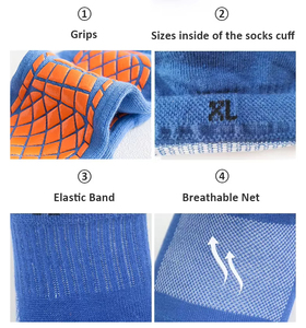 Chất Lượng Cao Mắt Cá Chân Vớ Vớ Yoga Với Logo Trampoline Vớ Vui Chơi Giải Trí Công Viên Giáo Dục Sớm - Product Image 4