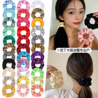 Élastiques à cheveux en satin personnalisés, Scrunchies personnalisés, Accessoires pour cheveux avec logo et motif personnalisés, Scrunchies en soie imprimés