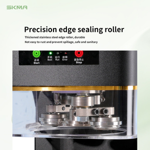 Đầy đủ tự động cốc nhựa niêm phong máy Nước Soda không quay có thể seamer lạnh uống chai niêm phong máy có nắp đậy - Product Image 4