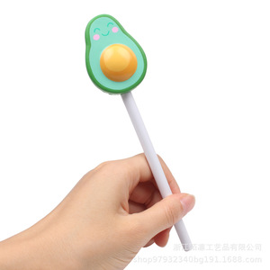 Avocado Pen PU Foam Slow <b>Rebound</b> Plastic Portable Promotional Gift - Product Image 3