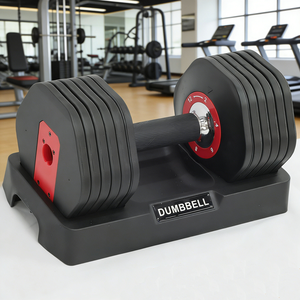 ชุดดัมเบลปรับน้ำหนักได้แบบ Heavy-Duty พร้อมแผ่นเหล็กเสริมความแข็งแรงสำหรับการฝึกความแข็งแรงระยะยาว - Product Image 1