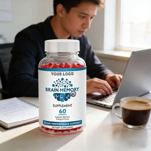 Integratore Nootropico per Memoria e Concentrazione, Gommose per Supporto Cognitivo con Fosfatidilserina per la <span class=keywords><strong>Salute</strong></span> <span class=keywords><strong>Mentale</strong></span> - Product Image 1