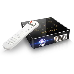 4k laser projector C9 Plus Portable Mini Smart Projector 4K Android 7.1 WiFi DLP Support 1080p with 150 Ansi