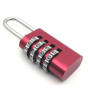 CH-03K Ổ Khóa Nhôm Kết Hợp Khóa Du Lịch Màu Đỏ 4 Chữ Số Cho Tủ Khóa Phòng Tập Thể Dục - Product Image 5