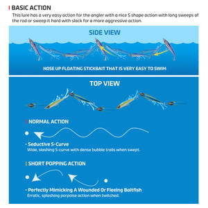 Leurre de pêche pour thon monstre 215F, attirant les prédateurs, profil large, flottant - Product Image 5