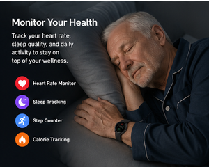 Smartwatch per Anziani con Touch Screen, Chiamate Bluetooth, Allarme Caduta, SOS, 4G LTE e Localizzatore GPS Personale - Product Image 3