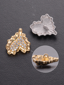 Nút kim loại hình trái tim mới của nhà thiết kế Nút trang trí đa năng 18mm/23mm Phụ kiện May cho quần áo - Product Image 6