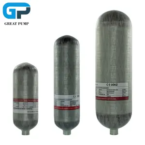 GP 2L 3L 6.8L yüksek basınç 300bar 4500psi PCP karbon Fiber gaz silindiri tüplü dalış için