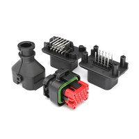 Conector Automotriz Tyco/AMP de 14 Pines para ECU, Montaje en PCB, Conjunto Completo de Conectores 776273-1/776267-1/776262-1
