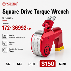 Llave Dinamométrica WREN S 150 Compacta de 360 Grados con Brazo de Reacción Hidráulico de Aleación de Aluminio y Titanio con Accionamiento Cuadrado para Pernos Grandes - Product Image 1