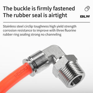 تركيبات هوائية من المعدن المقاوم للصدأ 8-<span class=keywords><strong>PL</strong></span> تركيب هوائي من الكوع الذكور 01 S مع مقاومة 1.6MPa ،-20-~ ℃ - Product Image 4