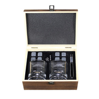 Cubitos de Hielo para Enfriar Whisky con Forma Personalizada, Piedras de Enfriamiento de Madera, Estilo Simple, en Caja de Regalo, Accesorios de Bar