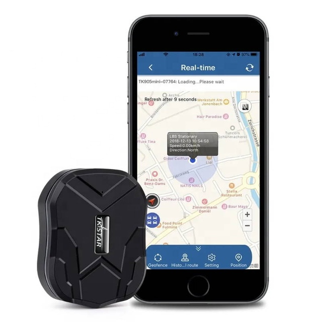 TK905 4G LTE GPS Tracker 5000mAh Long Battery Life Unlimited Distance 180 Days Historical Route IOS App Install for Cars 1 Year