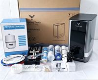 Système de purification d'eau RO 6 étapes sous évier, précision 0,0001 µm, avec système de mineralisation, pour cuisines modernes intelligentes, foyers et hôtels, de la part d'un fabricant avec 15 ans d'expérience