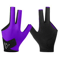 2026 personnalisé 3 doigts Durable Snooker & Billard Balls Gants de Snooker antidérapants pour les joueurs de Table de Club de billard