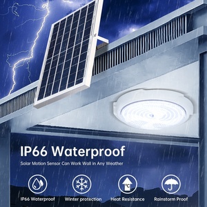 50W 80W 방수 태양 천장 램프 원격 제어 조명 센서 IP67 발광 다이오드 샹들리에 지능형 디자인 - Product Image 5