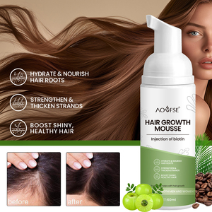 Mousse para el Crecimiento del Cabello al por Mayor, Ingredientes Naturales y Orgánicos a Base de Plantas, Espuma para el Crecimiento del Cabello - Product Image 1