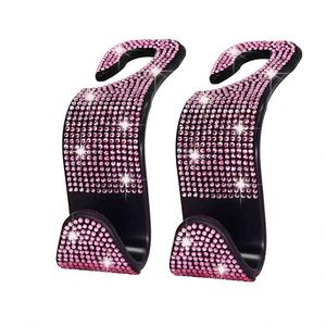 Porte-lunettes Pour Voiture - Lot De 2 En Cuir Microfibre - Clip Pare-soleil Pour Lunettes, Cartes, Tickets