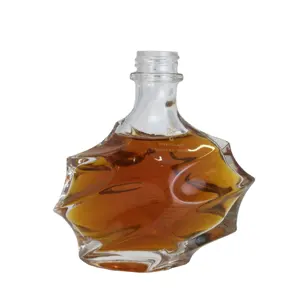 Botella de cristal para licor, fabricante de botellas de licor, tequila, gin, ron, brandy, whisky, 500ml, 700ml, 750ml