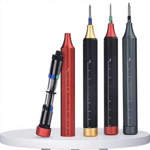 Surprise 10 In 1 <b>Multi</b> <b>Bit</b> <b>Screwdriver</b> Set Precision Repair Tool For Electronics And Laptop With Magnetic <b>Bits</b> And Pen Design - Product Image 4
