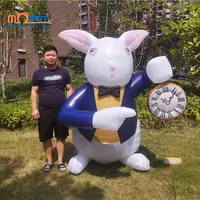 Алиса в стране чудес рекламный гигантский надувной кролик с часами