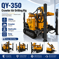 Machine de forage de puits d'eau à moteur diesel haute performance QY-350, marteau DTH, équipement de forage de trous profonds