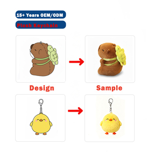 2025 phong cách mới tùy chỉnh dễ thương phim hoạt hình sang trọng Keychain đồ chơi sang trọng Thú nhồi bông đồ chơi đồ chơi sang trọng Móc chìa khóa - Product Image 4