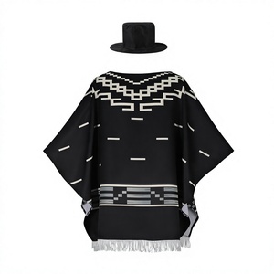 Ensemble de cape en polyester style Cosplay Echo Outlaw du Far West, costume d'Halloween décontracté américain pour homme adulte - Product Image 1
