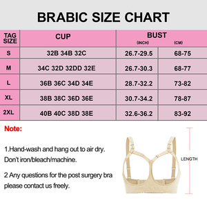 의료 등급 압박 브라 수술 후 회복 보정 탑 가슴 확대 수술 브라 - Product Image 6
