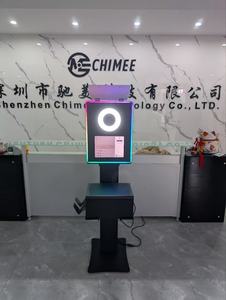 ตู้ถ่ายภาพพกพาแบบสี่เหลี่ยมสำหรับ <span class=keywords><strong>Surface</strong></span> <span class=keywords><strong>Pro</strong></span>, iPad, DSLR พร้อมชั้นวางเครื่องพิมพ์และไฟ RGB สำหรับงานอีเว้นท์ - Product Image 3