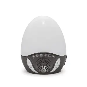 Mini Night Light Baby White Noise Sounds Machine for Sleeping with Rain and Ocean Waves
