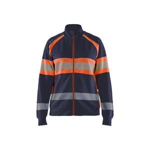 BLAKLADER-Sudadera Hi-Vis Mujer 350511588953M Azul marino/Naranja-EAN 7330509894231 ROPA DE TRABAJO DE LA HI-VIS - Product Image 1