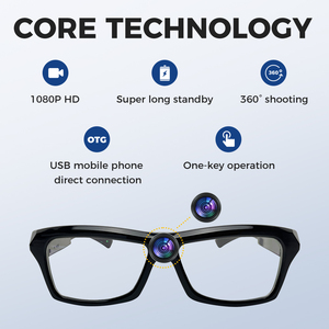 Фабричные многофункциональные уличные спортивные солнцезащитные очки Smart Action 4K умные носимые очки для камеры с камерой - Product Image 5