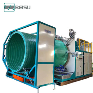 HDPE rỗng tường PE xoắn ốc Ống đùn dòng sản xuất máy nhà máy - Product Image 1