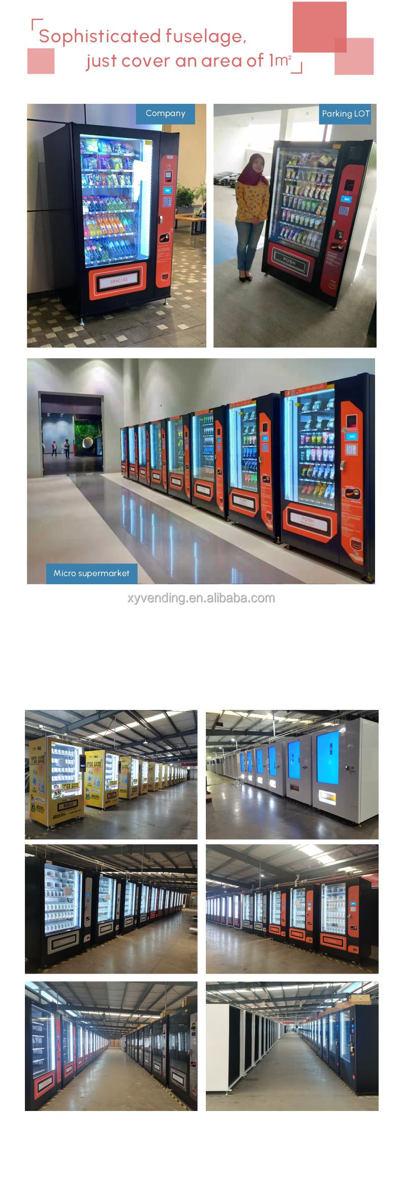 XY 24 Hours Retail Store - Snack and Drinks Vending Machine