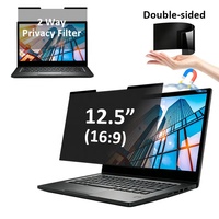 Pelindung Layar Anti-Blue Light Magnetic Privacy Filter Privacid untuk Laptop 12.5 inci 16:9, Film Anti Spy yang Dapat Dilepas
